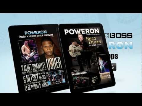 Roland & BOSS PowerOn Magazine for iPad