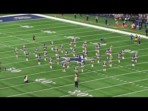Dallas Cowboys cheerleaders pregame performance 9/28/25 on field. Vs Green Bay Packers 
