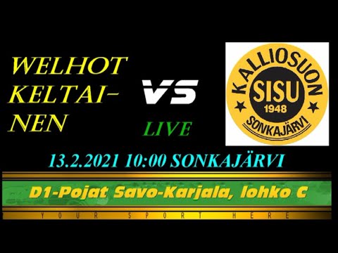 Welhot keltainen vs KallSi - Live - 13.2.2021 klo 10.00 - Sonkajärvi