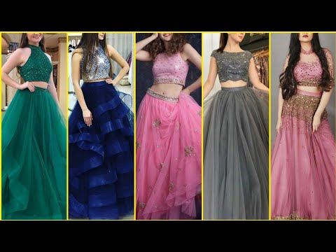 2022 #Net Lehenga Choli Designs||#New Crop Top #Net Lehenga Designs|| New Net Chaniya #Choli Designs