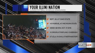 Illinois football 2026 schedule released