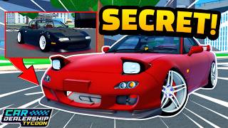 🔥 New *SECRET* DRIFT Mazda Leaks in Car dealership tycoon! | Mird CDT