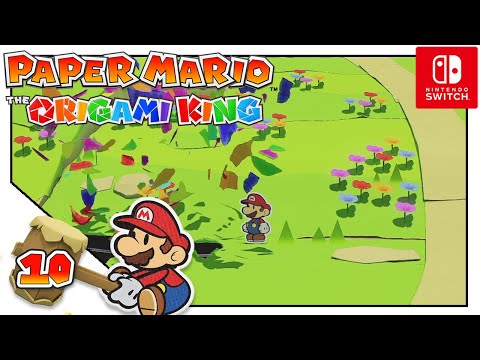 Paper Mario The Origami King Let's Play ★ 10 ★ Löcher im Picknickpfad ★ Deutsch