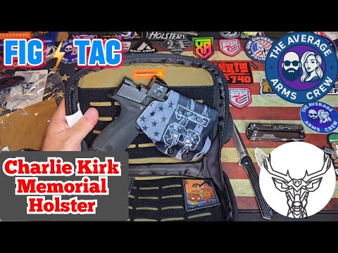 Charlie Kirk memorial holster by Fig⚡️Tac Shield X w TLR7X sub Cyelee Cat EDG 
