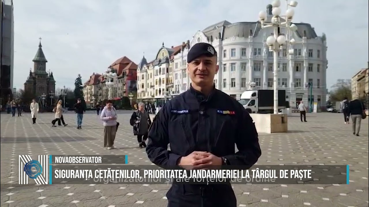 Siguranța cetățenilor, prioritatea Jandarmeriei la Târgul de Paște