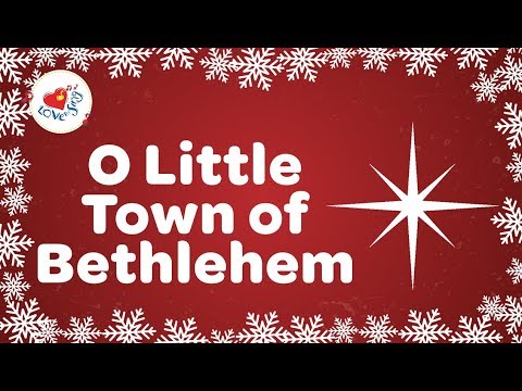 O Little Town of Bethlehem with Lyrics Christmas Song ⭐️