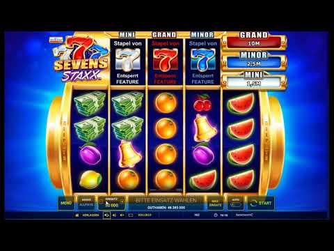 Sevens Staxx kostenlos spielen - Novomatic / Redline