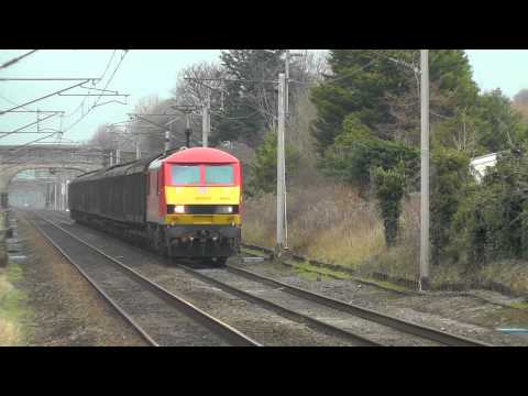 90036 6m02 Shieldmuir - Warrington RMT Christmas Mail 13th December 2013