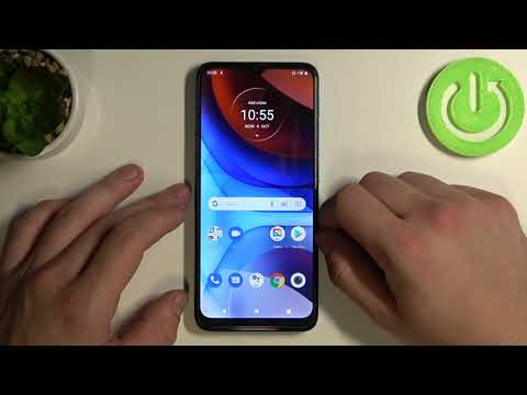 Remove and Restore SMS Messages Icon on Home Screen - MOTOROLA Moto E7i Power