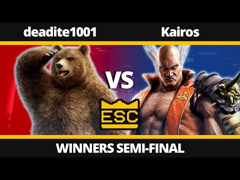 ESC 52 - Winners Semi-Final - deadite1001 (Kuma) Vs. Kairos (Heihachi) Tekken 7 UK Local Tournament