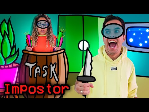 AMONG US NA VIDA REAL NA MANSÃO - VERSÃO 2022! - (Impostor IQ 999)