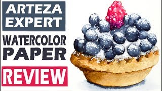 Arteza Expert Watercolor Paper Review and Painting