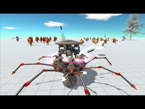 DEATH MATCH | ROBO ALIEN VS 100 UNITS - Animal Revolt Battle Simulator