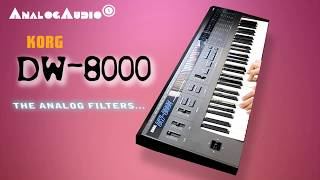 Video thumbnail for KORG DW-8000 Synthesizer 1985 | NEW PATCHES | HD DEMO by AnalogAudio1