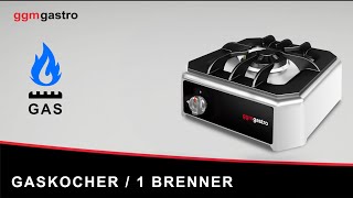 Réchaud à gaz à poser - 3,5kW - 1 brûleur double