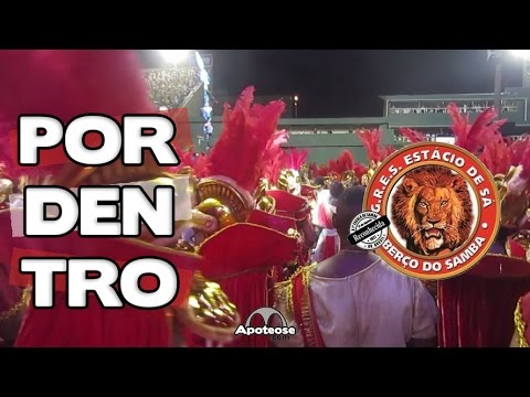 Estácio de Sá 2016 - Por dentro da Bateria - Desfile