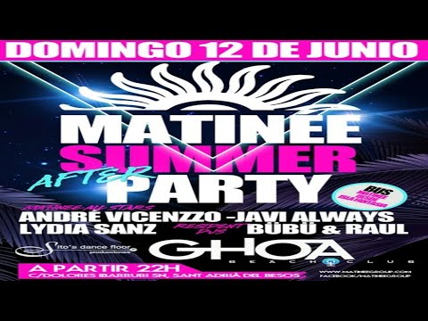 André vicenzoo, Javi Always, Lydia Sanz @MATINÉE SUMMER AFTER PARTY @GHOA BEACH CLUB (12-5-11)