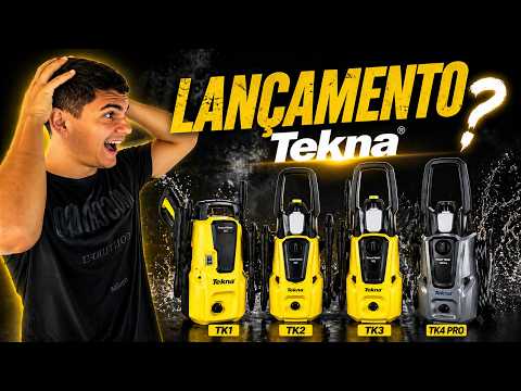 Novas Lavadora de Alta Pressão TEKNA: Valem a pena? Compensam? Smart Wash TK1, TK2, TK3, TK4 Pro