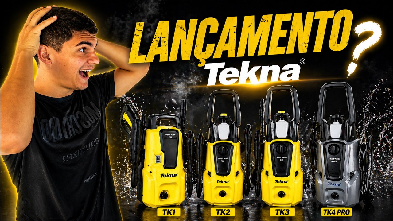 Novas Lavadora de Alta Pressão TEKNA: Valem a pena? Compensam? Smart Wash TK1, TK2, TK3, TK4 Pro