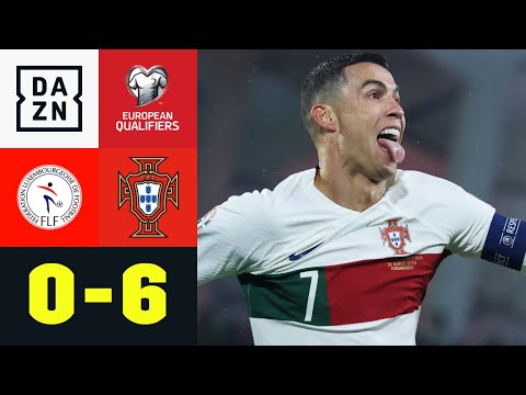 Ronaldo sagt „MOIEN“ und zwar doppelt: Luxemburg - Portugal 0:6 | European Qualifiers | DAZN