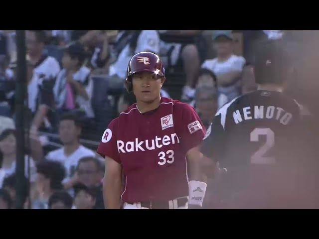 【6回表】イーグルス・銀次 技あり片手打ち!! 反撃開始のタイムリーヒット!! 2016/7/30 M-E