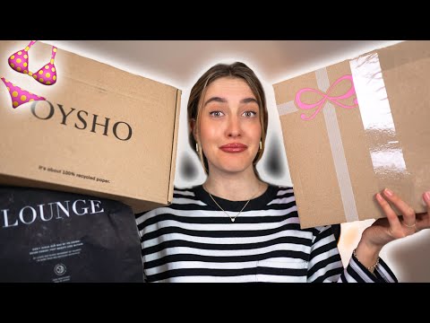 UNBOXING van NIEUW ONDERGOED!👙 + TRY ON van Lounge, Oysho & Hunkemöller🙌🏼