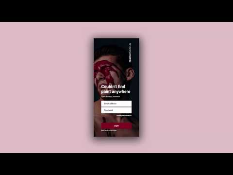 Login screen - Mobile App UI Design in Figma - 1 of 8