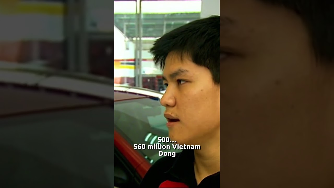 James Discovers the Value of Vietnamese Dong 😳 #topgear #shorts