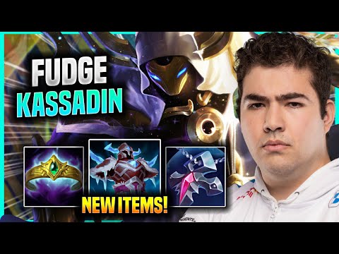 FUDGE IS A BEAST WITH KASSADIN NEW ITEMS! - C9 Fudge Plays Kassadin MID vs Qiyana! | Preseason 2022