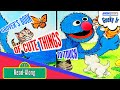 Sesame Street GROVER S BOOK OF CUTE THINGS TO TOUCH Kids Favorite Books Read Aloud With ELMO