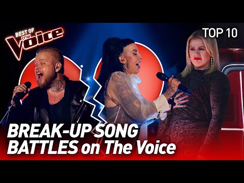 The best BREAK-UP SONG BATTLES on The Voice | Top 10