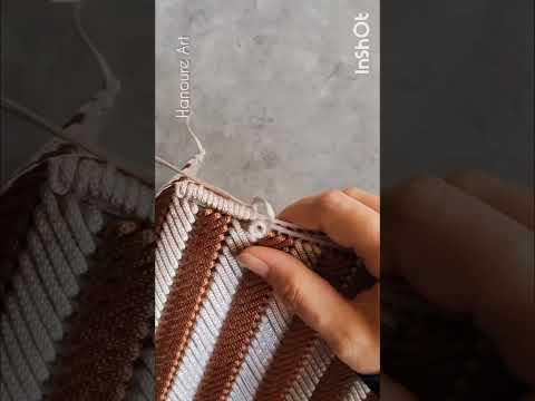 SUPER EASY PLASTIC CANVAS BAG TUTORIAL FOR BEGINNERS #hanoureart #PLASTICBAGS