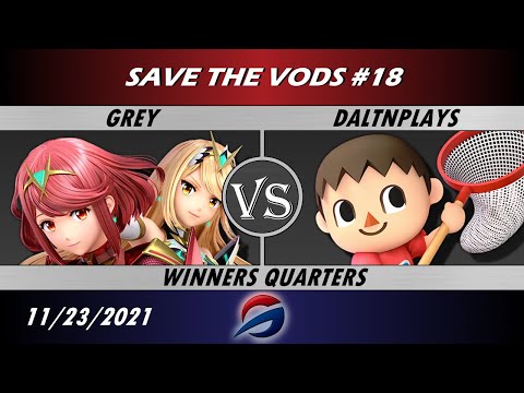 STV #18 - Grey (Pyra/Mythra) vs DaltnPlays (Villager) Winners Quarters - Smash Ultimate