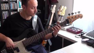Samuele Bersani - Replay - Bass Cover - Paolo Costa bassline