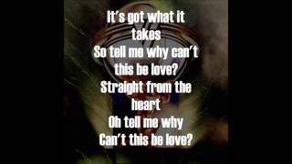 Van Halen - Why Can&#39;t This Be Love LYRICS