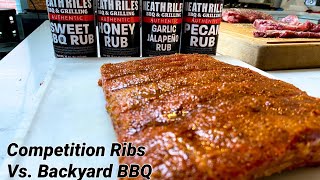 Competition Ribs - Heath Riles Winning Recipe vs Backyard BBQ Ribs