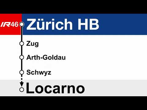 SOB Ansage | IR46 Zürich HB nach Locarno