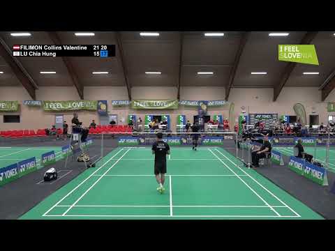 Match Point - Collins Valentine Filimon vs. Lu Chia Hung - MS, SF - Slovenia International 2022