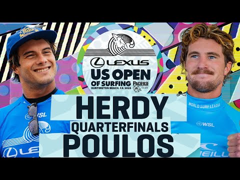 Mateus Herdy vs Dimitri Poulos | Lexus US Open of Surfing 2025 - Challenger Quarterfinals