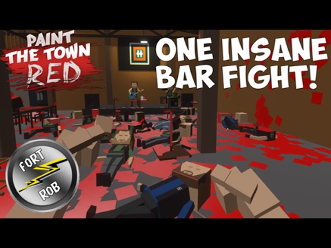 ONE INSANE BAR FIGHT! | Paint the Town Red (DEMO)