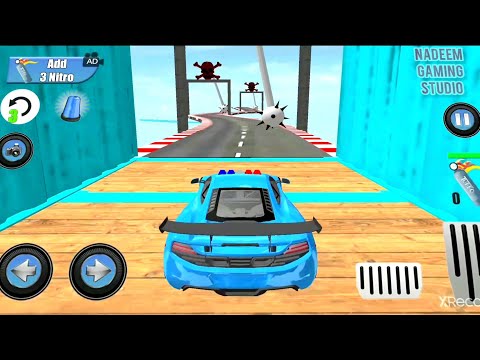Police Car Driving Extreme Stunts - Impossible Police Car Games - Stunt Car Game - Android Gameplay