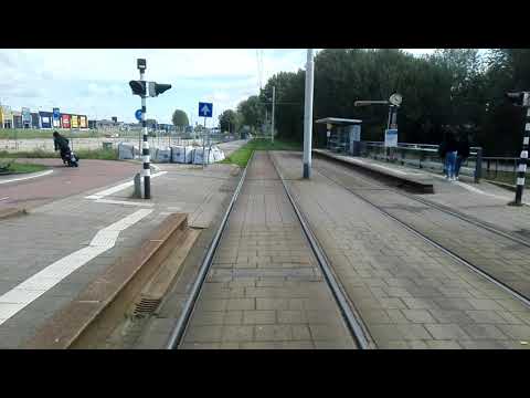 RET tramlijn 25 van Keizerswaard naar Wilhelminaplein werkzaamheden