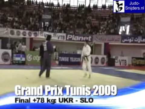 Judo 2009 Tunis: Prokofyeva (UKR) - Lucija Polavder (SLO) [+78kg].