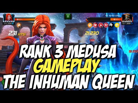 6 Star Rank 3 Medusa Gameplay | 21k Mediums?! | Marvel Contest Of Champions