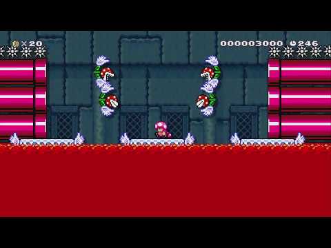 ★Magma Platforming★ by LOP3Z - Super Mario Maker 2 - No Commentary 1bx