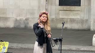 &quot;Someone Like You&quot; Adele by Singer &amp; Songwriter Sammie Jay! Busking in London Leicester Square! TLT