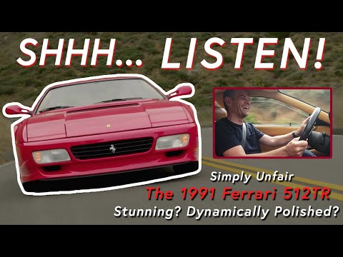 SHHH...LISTEN The Benchmark: 1991 Ferrari 512 TR  Stunning and Dynamically Polished?