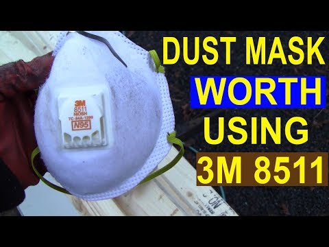 The Only Dust Mask Worth using 3M 8511, N95 Link is in the Description