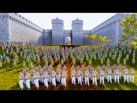 19500 Romans VS 13900 Orcs - Ultimate Epic Battle Simulator UEBS 2