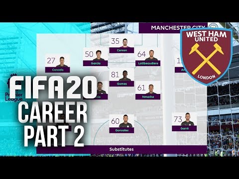 FIFA 20 CAREER MODE Gameplay Walkthrough Part 2 - CAREER MODE IS BROKEN (West Ham)
